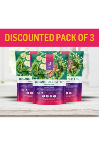 3 x Organic Daily Greens